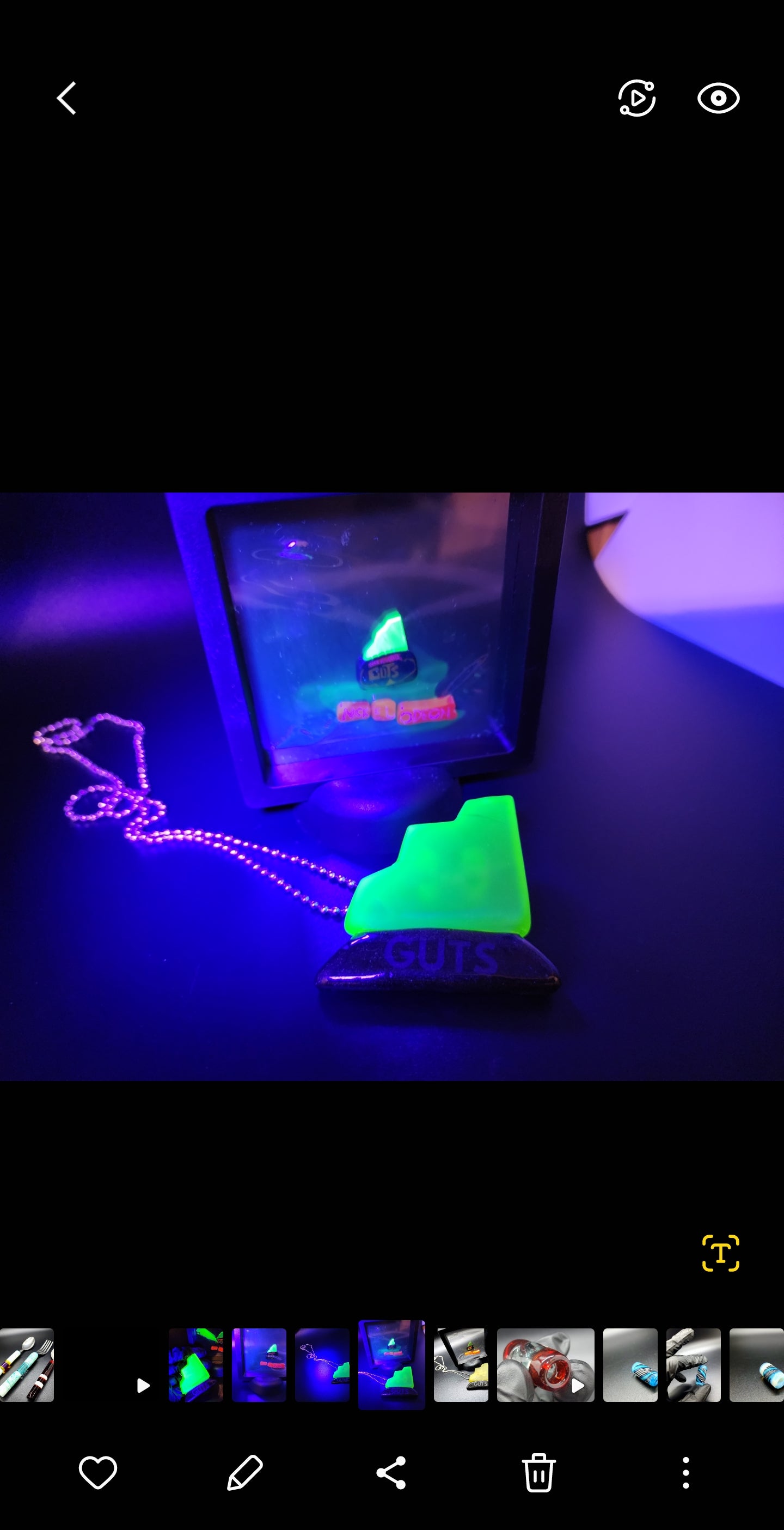 Aggro Crag Global Guts Pendant and Mille Display